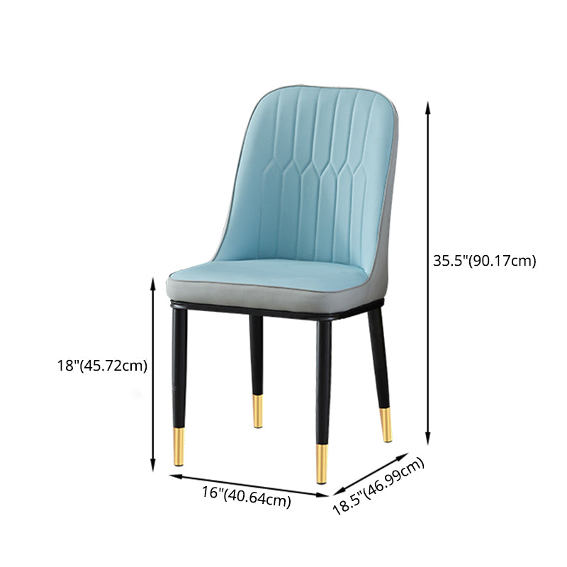 Moderner weißer Schiefer-Rechteck-Esstisch mit vier Beinen Gummiholzbasis