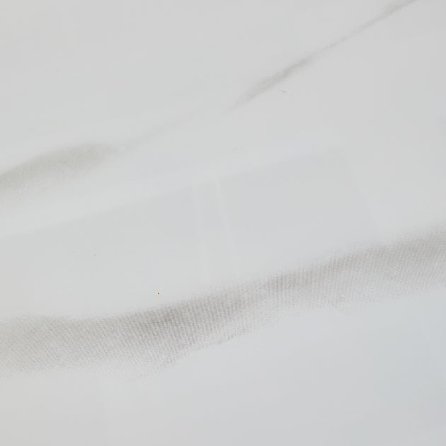 Dining Room Set Contemporary Rectangular Extendable Sintered Stone Dining Table with Wood Base