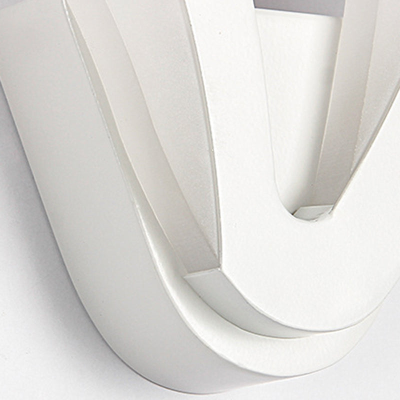 Lampada a parete Minimalista Minimalista Minimalista Sali in ferro battuto Sconce da parete con ombra acrilica