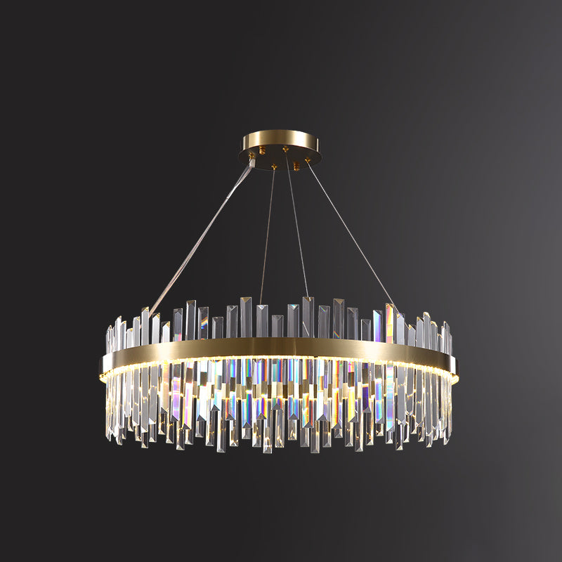 Geometric Chandelier Ceiling Pendant Light Modern Crystal Chandeliers For Dining Room