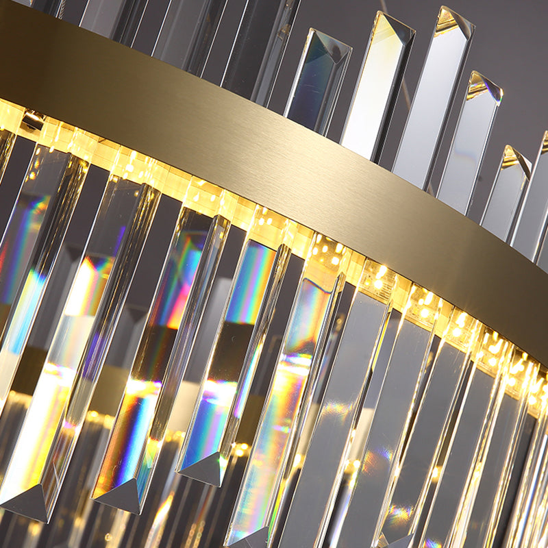 Geometric Chandelier Ceiling Pendant Light Modern Crystal Chandeliers For Dining Room