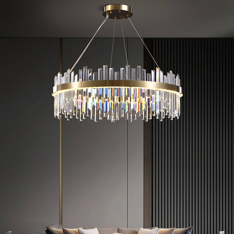 Geometric Chandelier Ceiling Pendant Light Modern Crystal Chandeliers For Dining Room