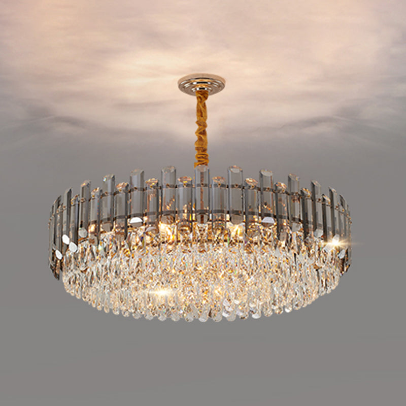 Modern Circular Chandelier Crystal Chandelier Lighting Fixtures For Dining Room