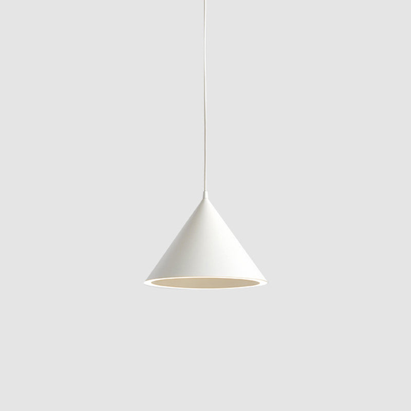 Triangle Metal Hanging Pendant Lamp 1-Light Modern Style Pendant Ceiling Lights
