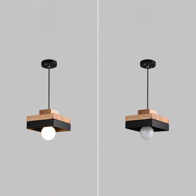 Geometric 1-Light Down Mini Pendant Metal Modern Style Down Lighting Pendant