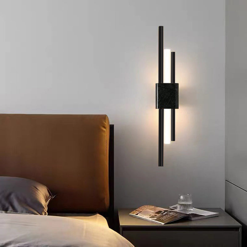 Modern Sconce Lighting Linear Wall Lighting Fixtures Metal 1 Light Wall Sconce