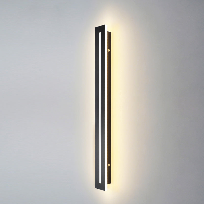 Modern Wall Light Fixture Linear Wall Light Sconce Metal 1 Light Wall Sconce Lights