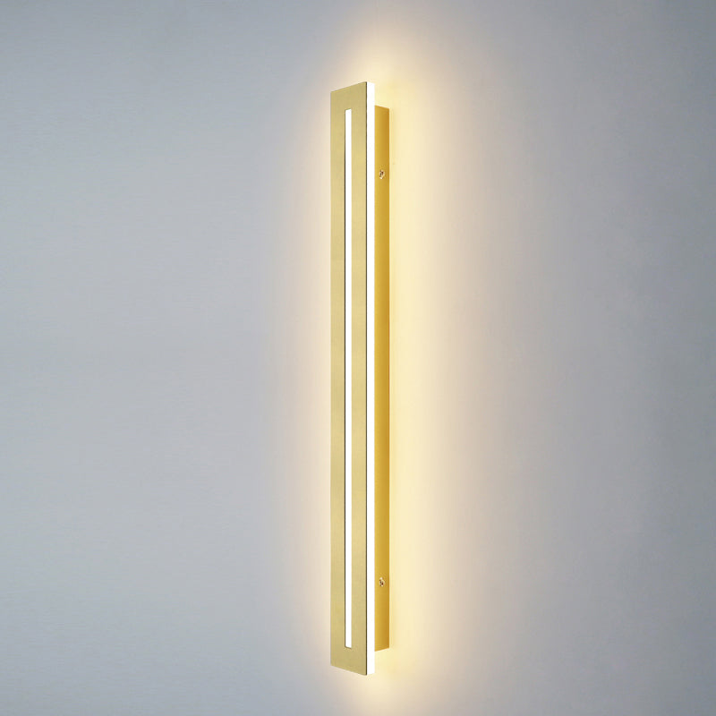 Modern Wall Light Fixture Linear Wall Light Sconce Metal 1 Light Wall Sconce Lights