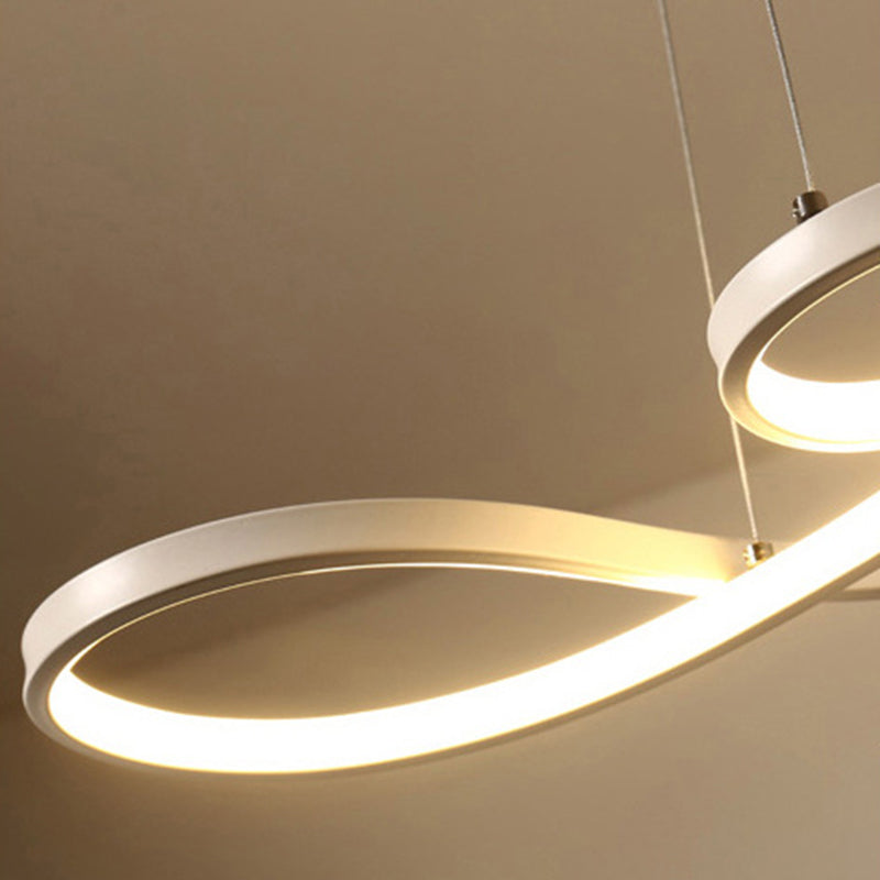 1-Licht-Aluminium-Anhänger Kronleuchter moderner Stil Drehaufhängung Anhänger Licht