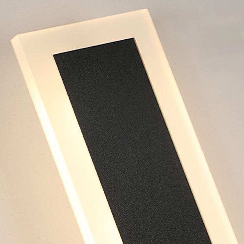 Modern Wall Lights Rectangle Wall Sconce Lights Metal 1 Light Wall Sconce Lights