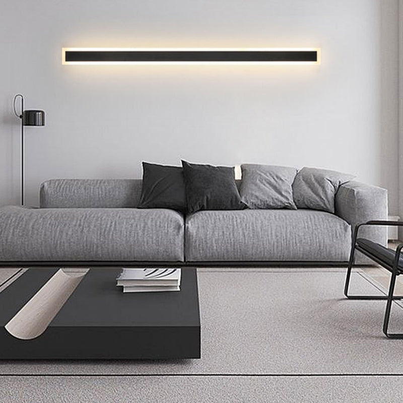 Modern Wall Lights Rectangle Wall Sconce Lights Metal 1 Light Wall Sconce Lights