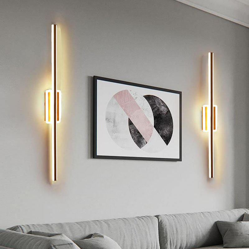 Luminaires d'éclairage de vanité de style moderne lampes murales à LED en aluminium