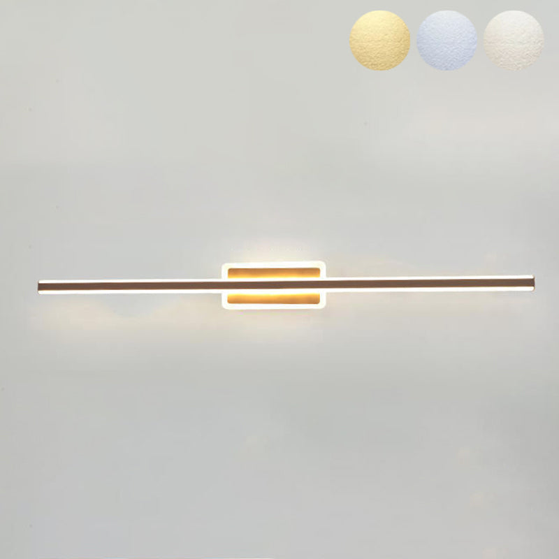 Luminaires d'éclairage de vanité de style moderne lampes murales à LED en aluminium