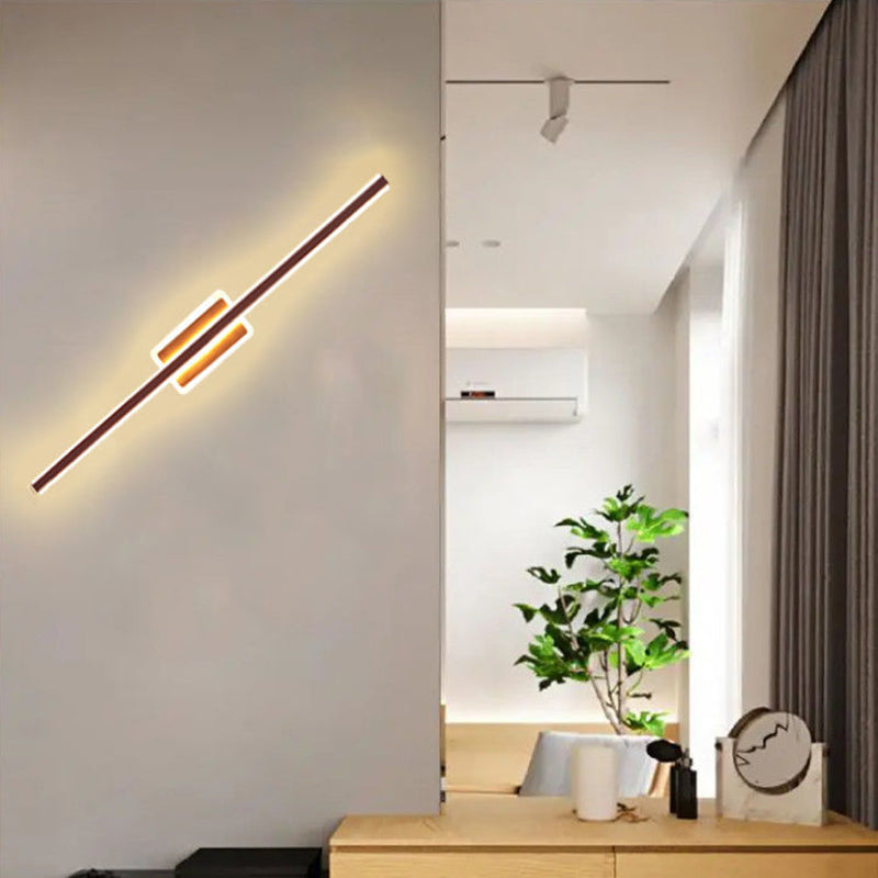 Luminaires d'éclairage de vanité de style moderne lampes murales à LED en aluminium
