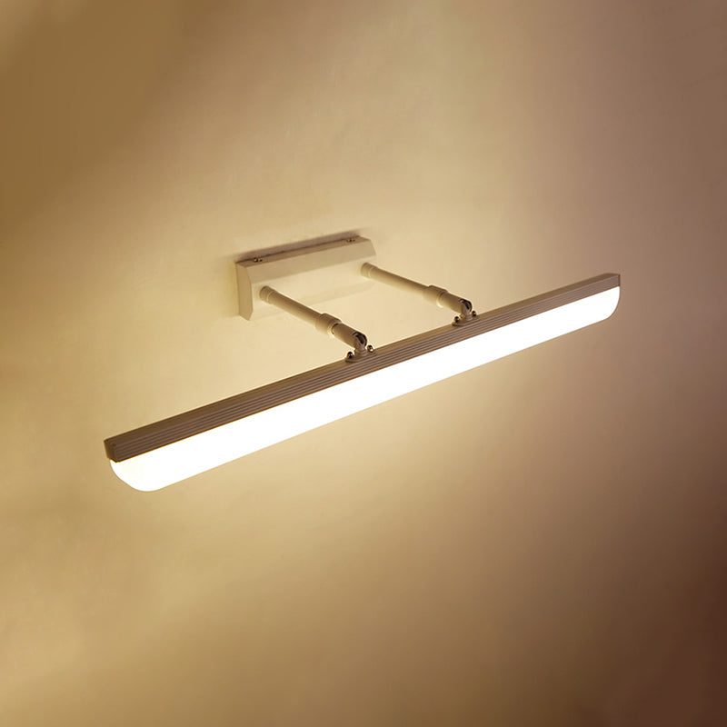 Lineaire schaduw Swingarm Wandverlichting Moderne stijl Metaal 1 Lichte SCONCE LAMP IN WIT