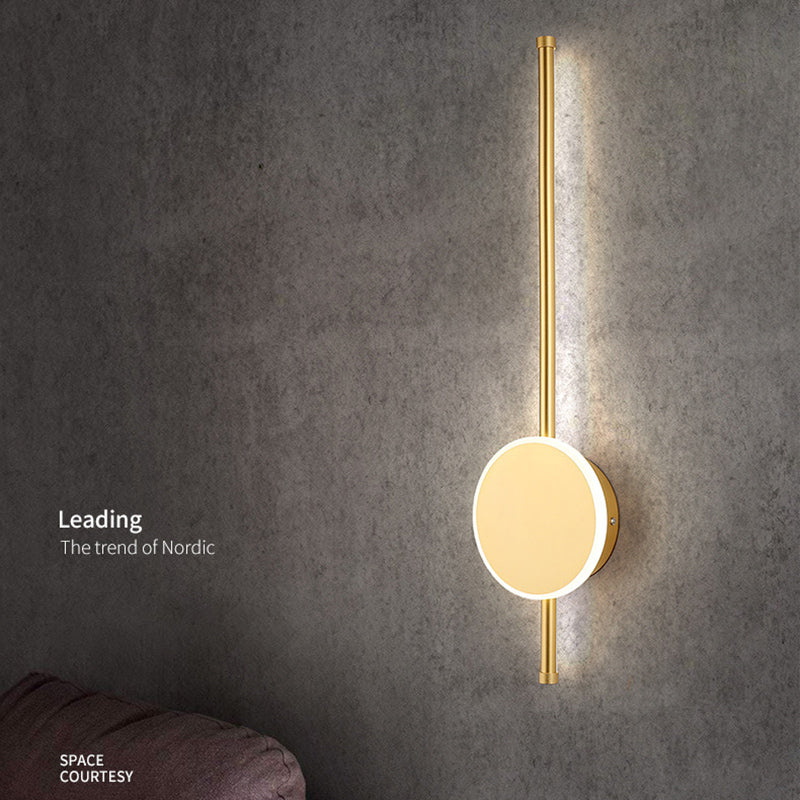 Linear Wall Sconce Lighting Modern Wall Light Fixture Metal 2 Light Wall Lights