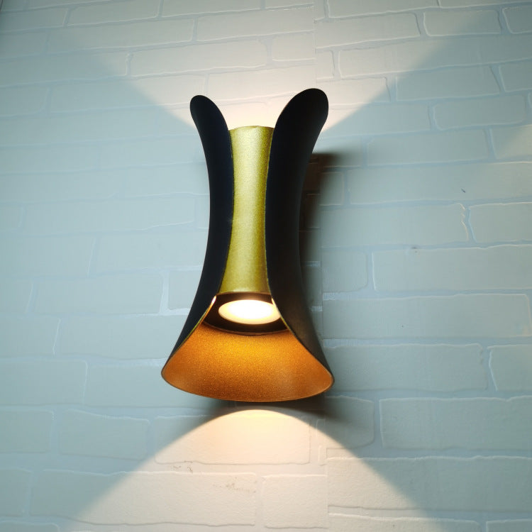 Curl 2 Lights Flush Wandleuchter Aluminium Moderner Wandbeleuchtung mit Wandleuchten