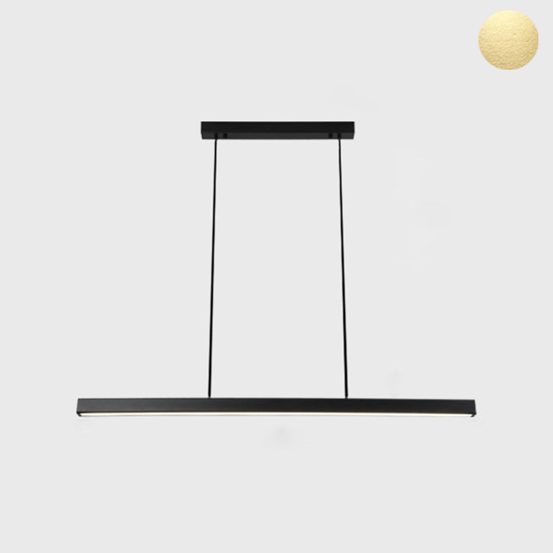 Lampada dell'isola a ciondolo lineare Lampada a pendente moderno a pendente moderno