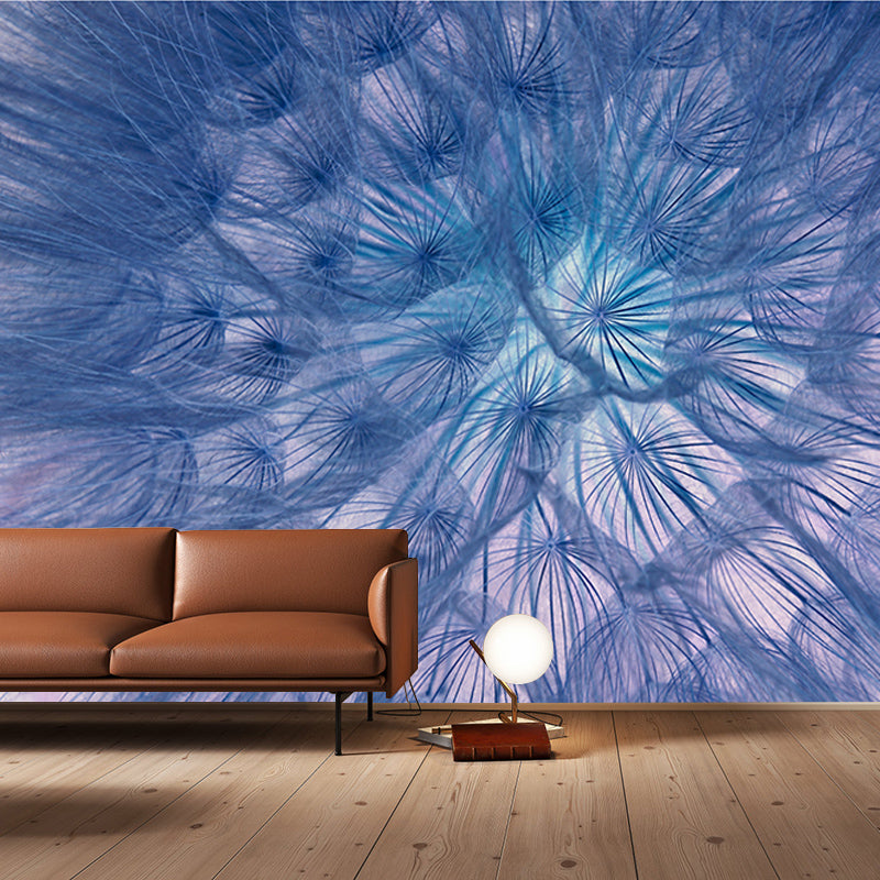 Dandelion Plant Mural Decal Modern Sitting Room Wall Decor, Custom Size
