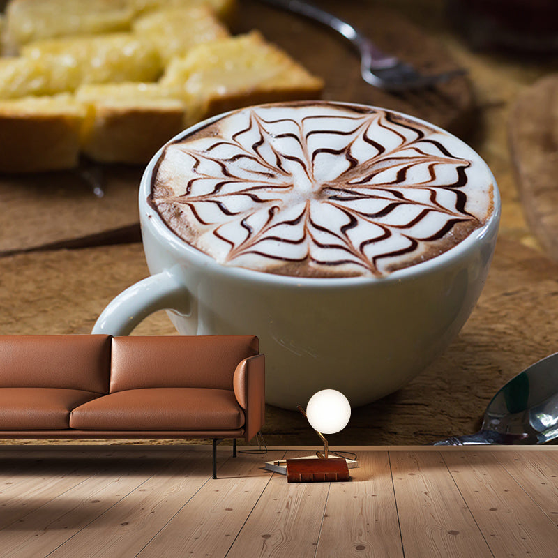 Contemporary Coffee Picture Mural Waterproofing for Kitchen Dining Home Decoration