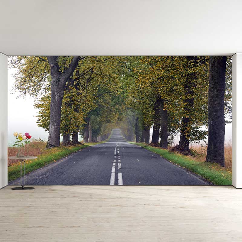 Forest Tree Wall Mural Wallpaper for Reading Room Bedroom, Made to Measure