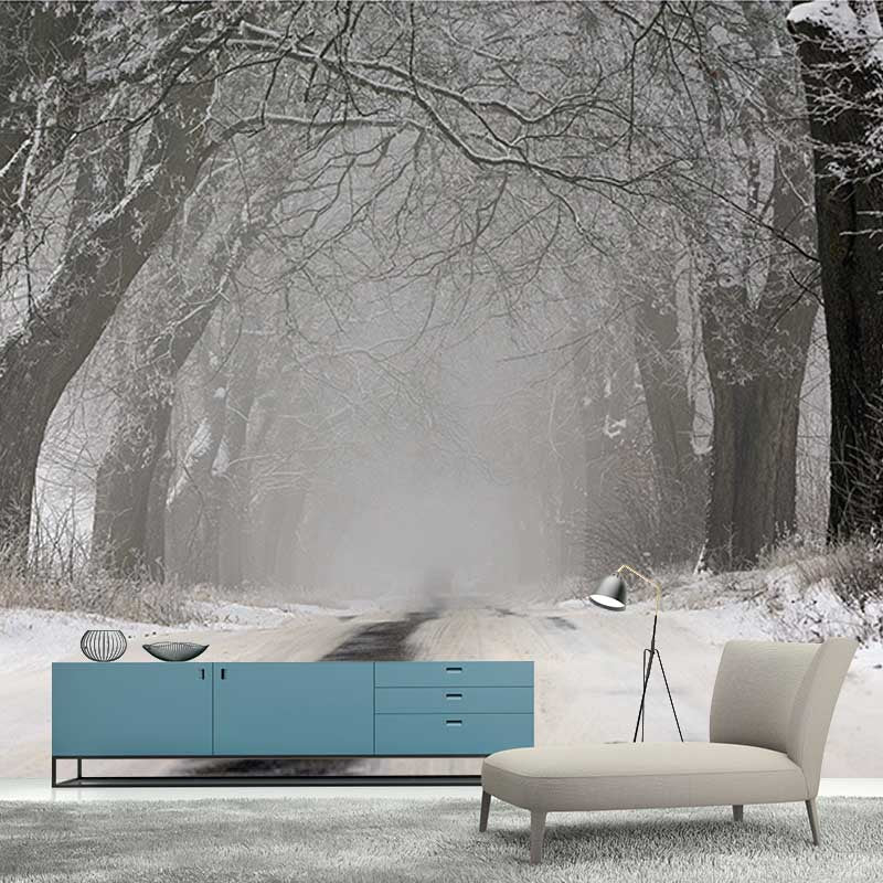 Forest Tree Wall Mural Wallpaper for Reading Room Bedroom, Made to Measure