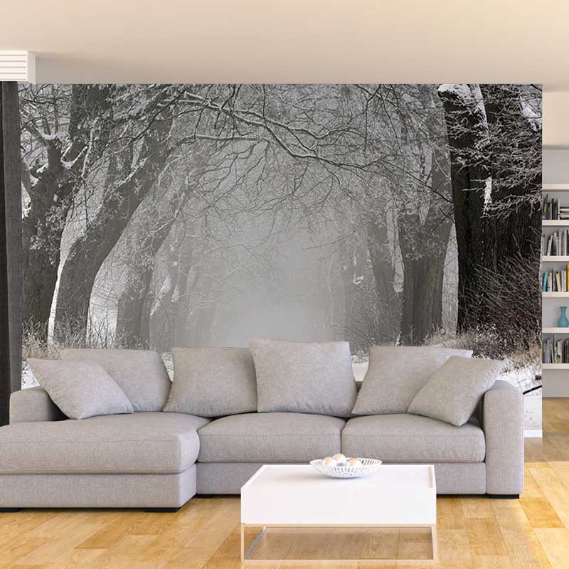 Forest Tree Wall Mural Wallpaper for Reading Room Bedroom, Made to Measure