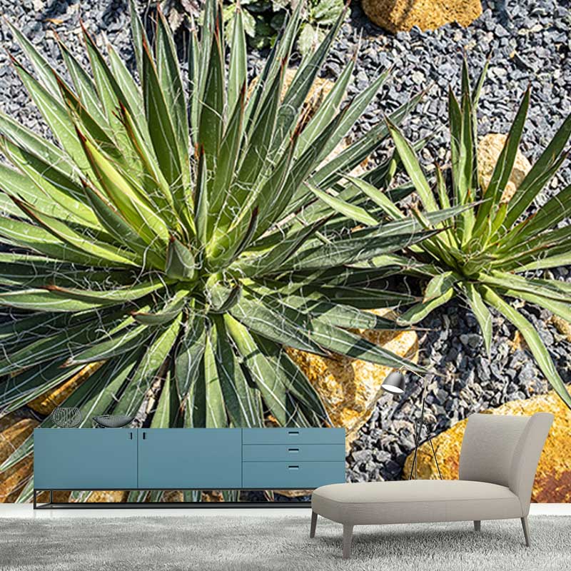 Plant Wall Murals Tropical Moisture Resistant Wall Covering, Custom Size