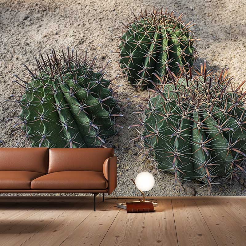 Plant Wall Murals Tropical Moisture Resistant Wall Covering, Custom Size