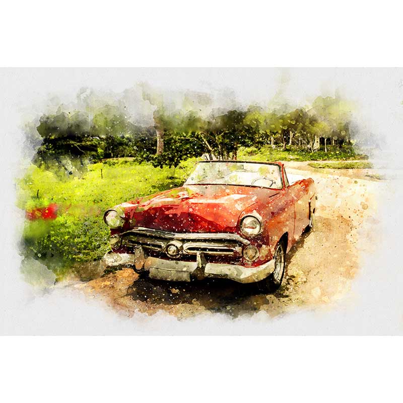 Modern Transportation Wallpaper Mural for Boys' Bedroom, Made to Measure