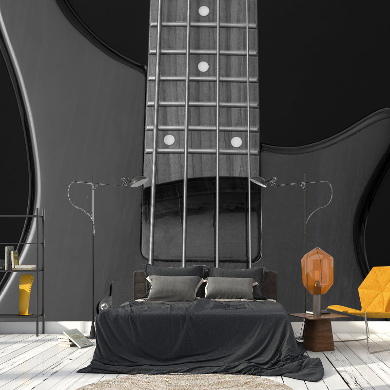 Guitar Musical Instrument Mural Wallpaper Modern Decorative Interior Murals
