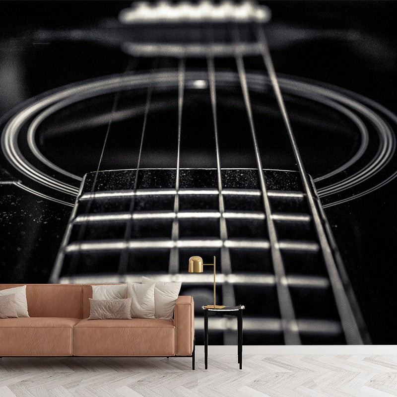Guitar Musical Instrument Mural Wallpaper Modern Decorative Interior Murals
