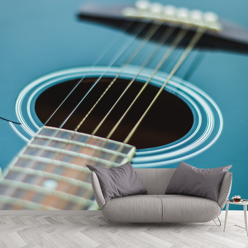 Guitar Musical Instrument Mural Wallpaper Modern Decorative Interior Murals