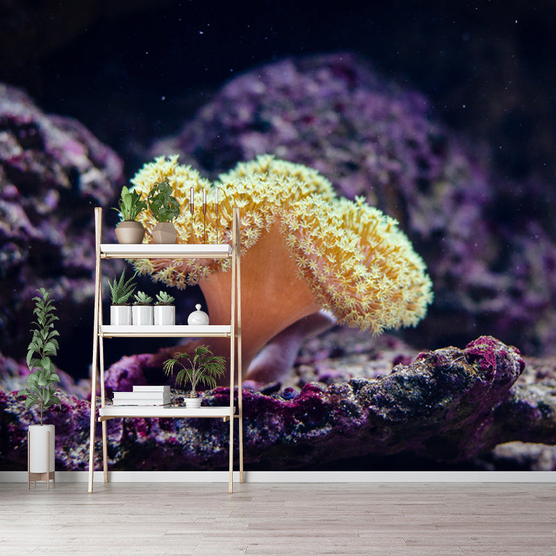 Seabed Nature Scenery Mural Wallpaper for Sleeping Room Waterproofing, Custom Made