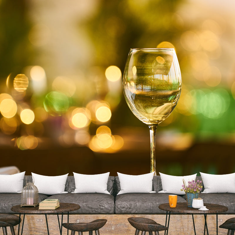 Commercial Use Wine Mural Wallpaper Moisture Resistant for Wine Bar, Custom Size Available