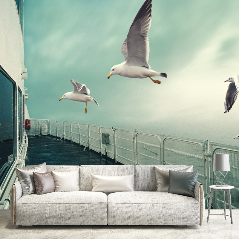 Ship Transportation Wall Decoration for Bedroom Living Room, Stain Resistant