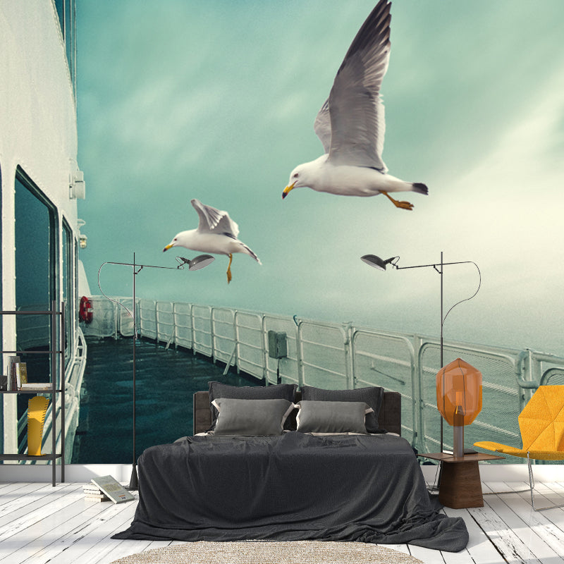 Ship Transportation Wall Decoration for Bedroom Living Room, Stain Resistant