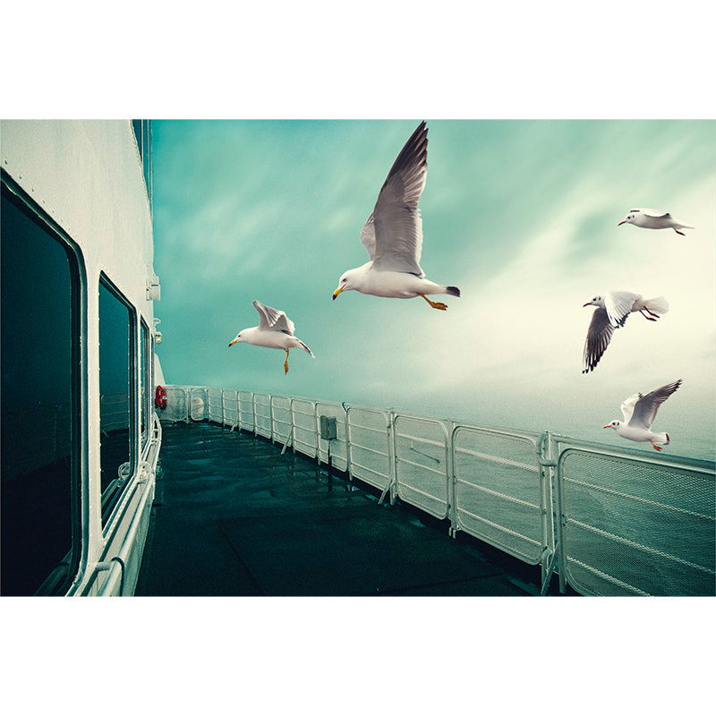 Ship Transportation Wall Decoration for Bedroom Living Room, Stain Resistant