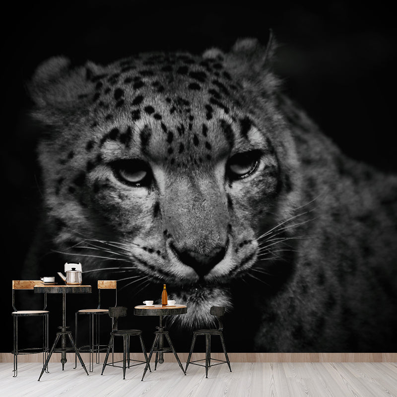Leopard Animal Waterproof Wall Murals for Home Decoration, Custom Size Available
