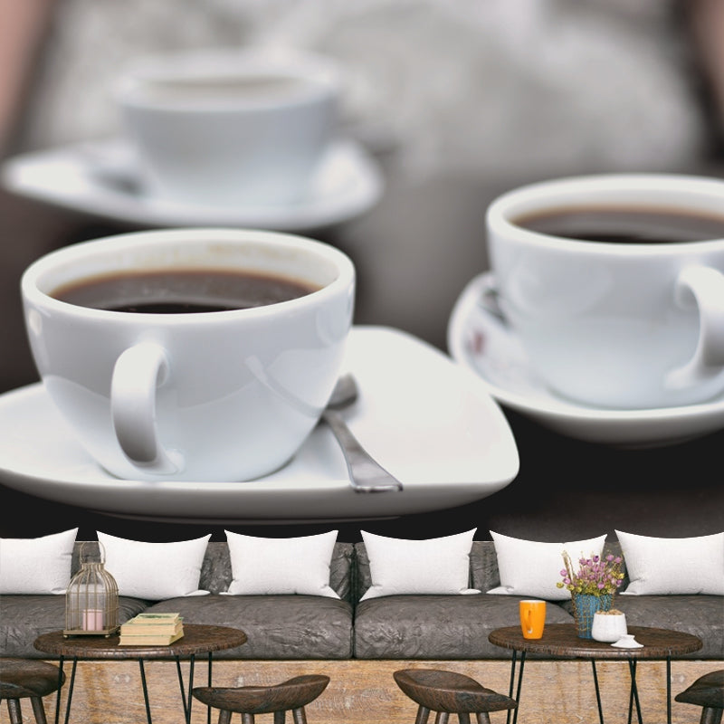 Good Smelling Coffee Wall Covering for Coffee Shop, Custom Size Available