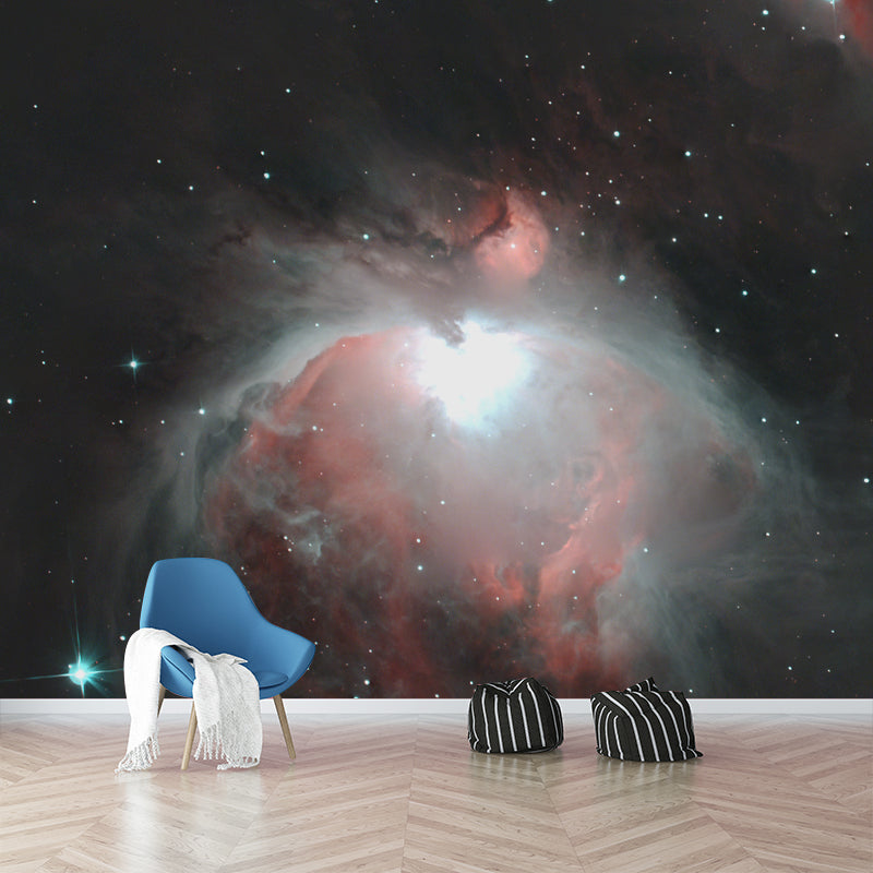 Outer Space Murals Wallpaper Water Resistant Wall Art for Living Room Bedroom