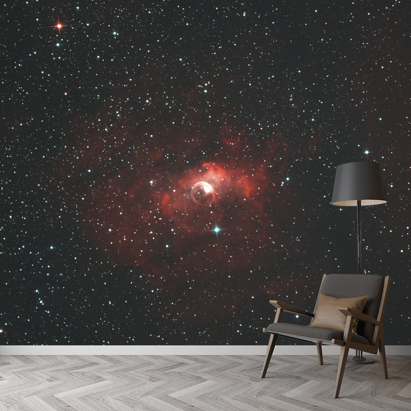 Outer Space Murals Wallpaper Water Resistant Wall Art for Living Room Bedroom