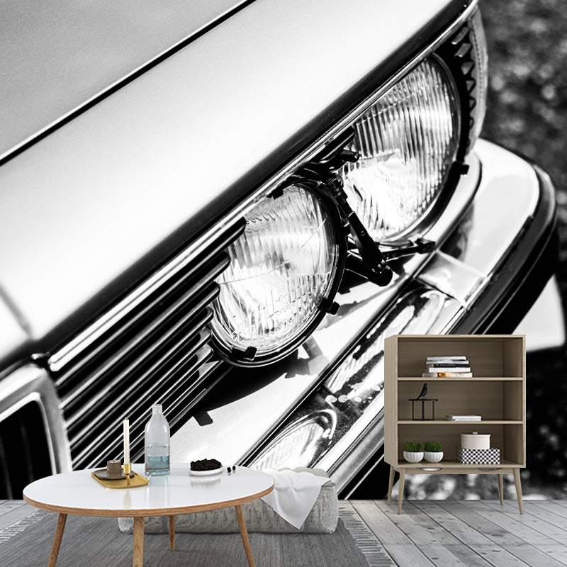 Modern Car Transportation Wall Covering for Living Room, Custom Size Available