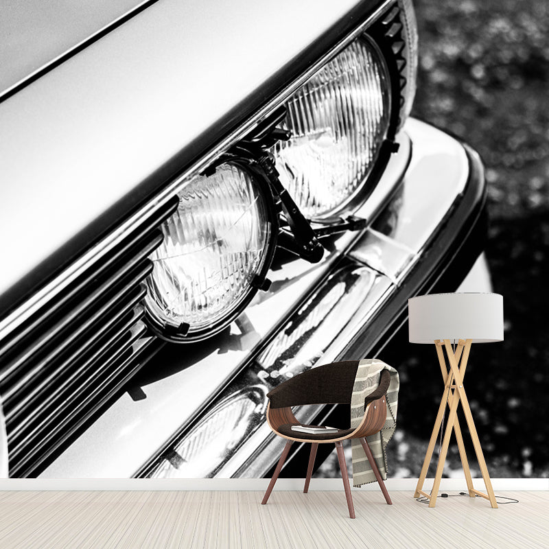 Modern Car Transportation Wall Covering for Living Room, Custom Size Available