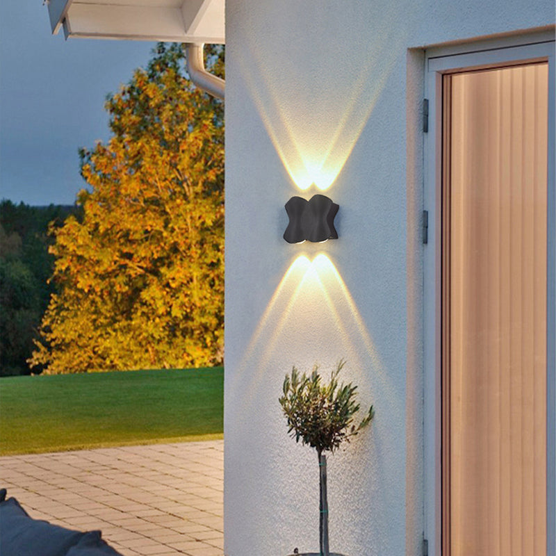 Golven multi lights wand gemonteerd licht aluminium moderne stijl led wand sconce