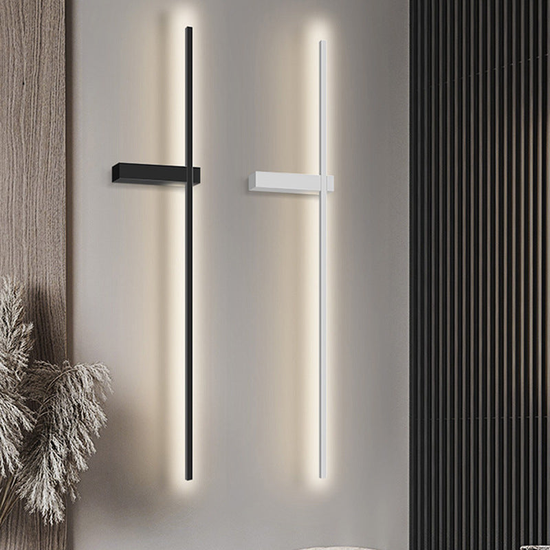 Modern Wall Lights Linear Wall Sconce Lighting Metal 1 Light Sconce Light Fixture