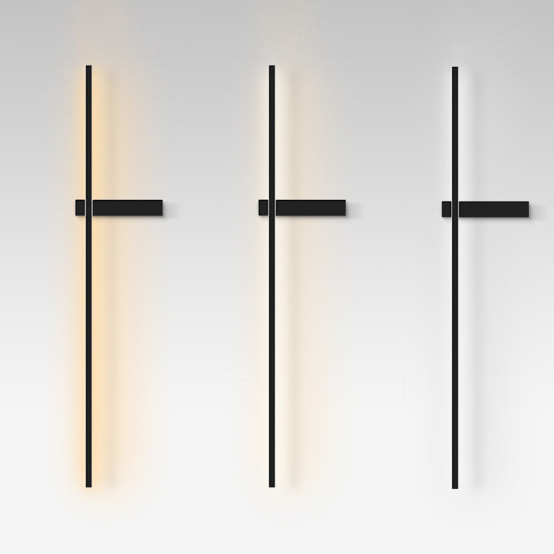 Modern Wall Lights Linear Wall Sconce Lighting Metal 1 Light Sconce Light Fixture