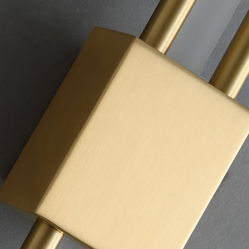 Post-Modern Simple Fashion Style Linear Shade Wall Sconce Metal 1 Light Sconces