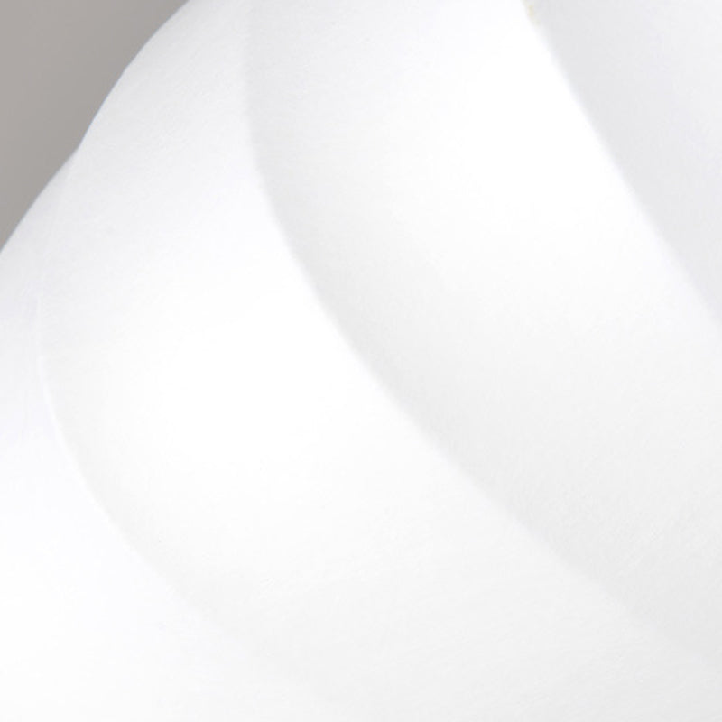 Pendante intérieure minimaliste, Éclairage pendentif en soie à 1 lumière en forme de disque