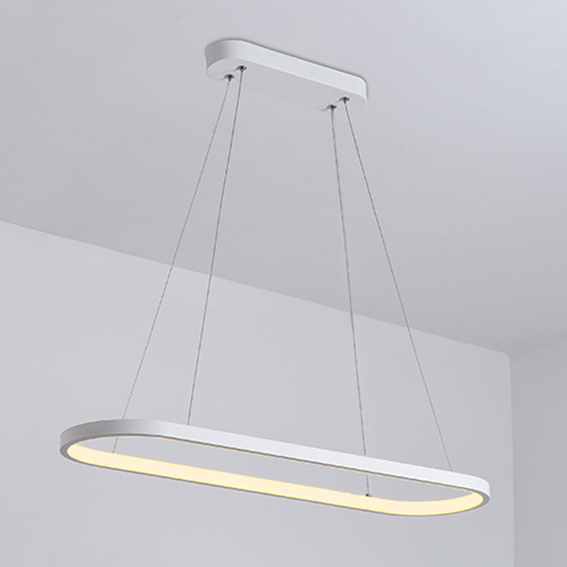 Araña de araña geométrica moderna lámpara de araña de metal de araña de metal